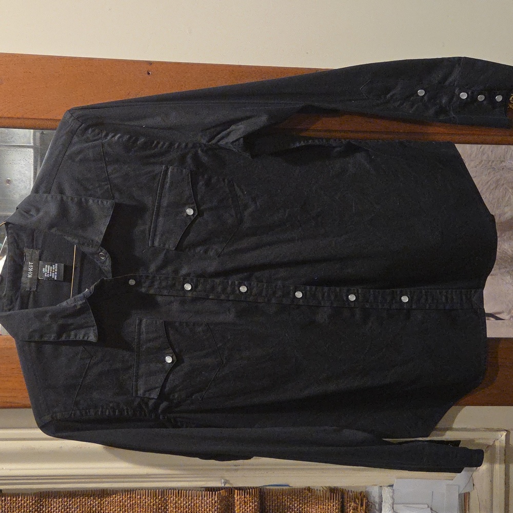 Vintage KIKIT Western Shirt W/Pearl Snaps